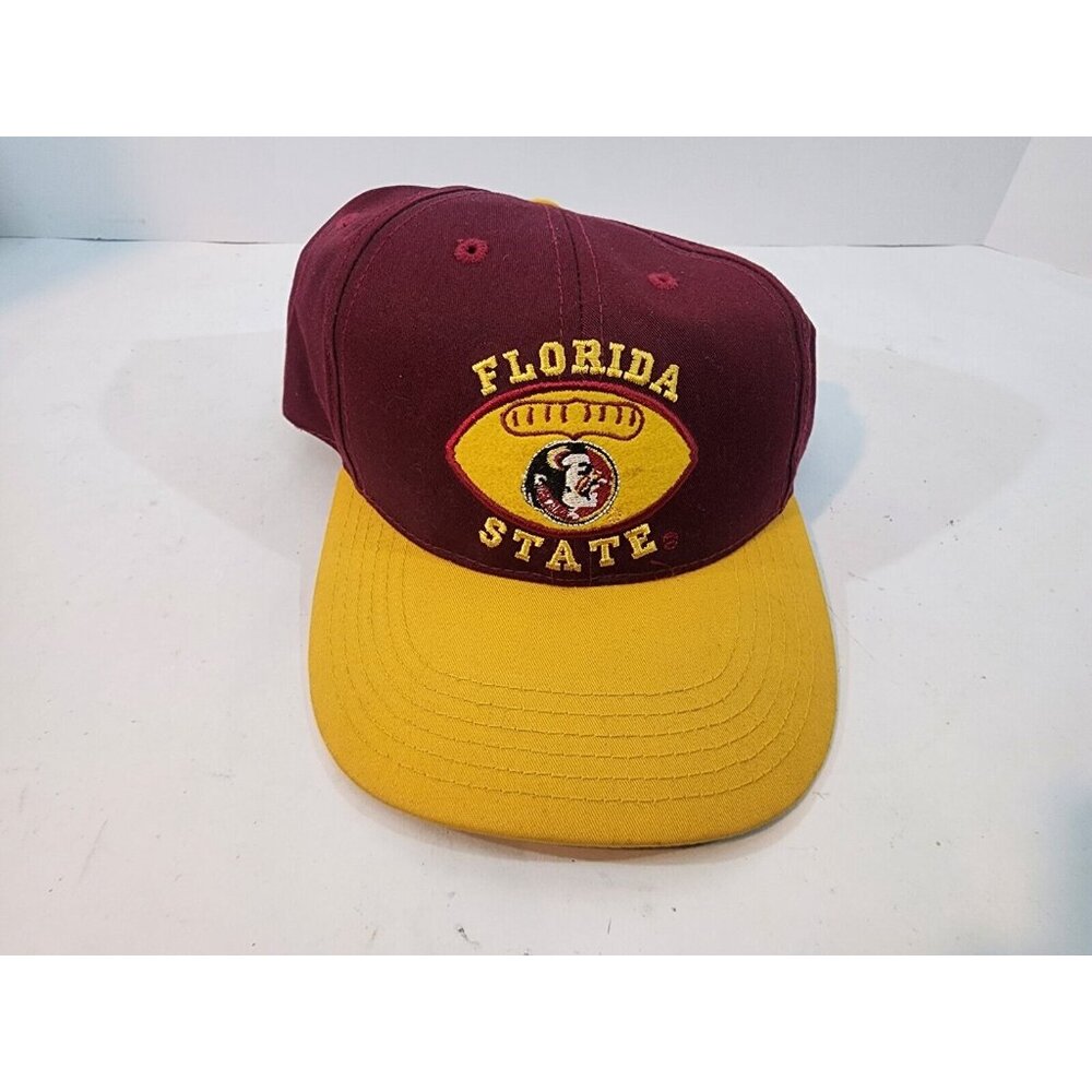 Youth 6 3/8 DAMAGE Vintage 90s Florida State Seminoles Snapback Hat by Annco